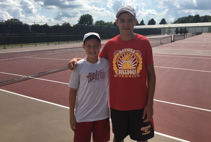 <p>Red Division Champions Cullen Bremner and Chase Bremner.</p>
