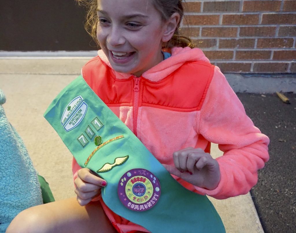 J.B. Nelson Troop 711 is working hard to earn the Girl Scouts' "Agent of Change" badge.